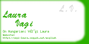 laura vagi business card